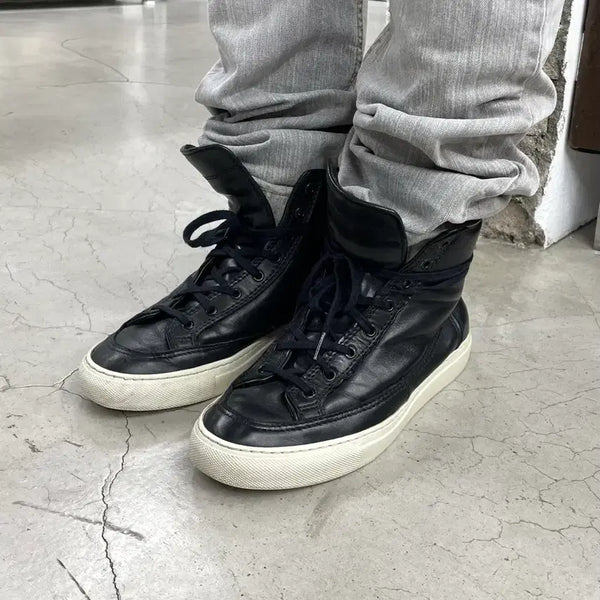 [BUNJANG] WJK Lace-up High-top Sneakers / wjk 레이스업 하이탑 스니커즈