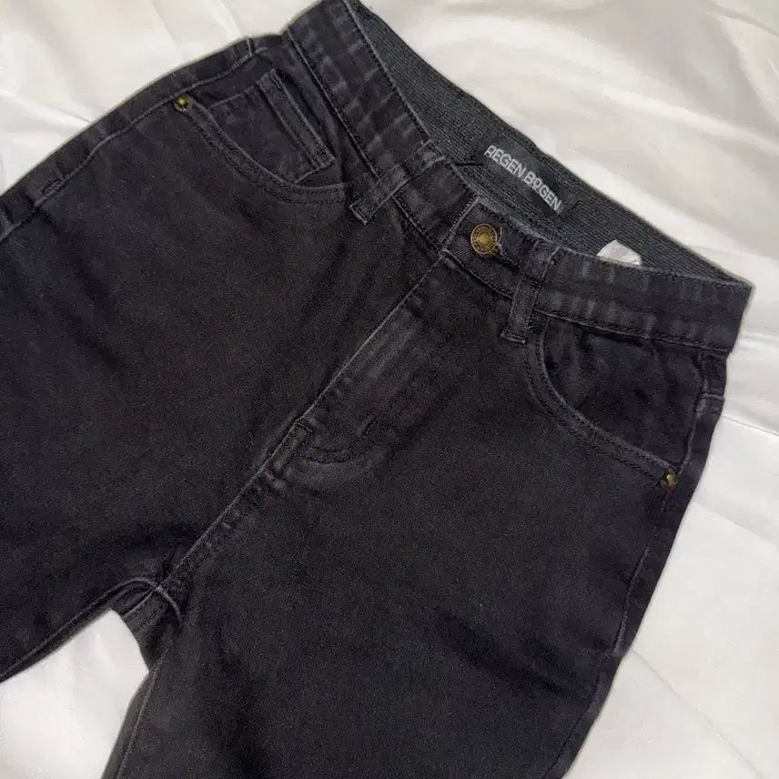 [BUNJANG] Black Bootcut Denim Pants / 블랙 부츠컷데님