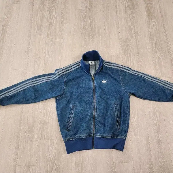 [BUNJANG] Adidas Firebird Denim Tracktop Jersey / 아디다스 파이어버드 데님 트랙탑 져지