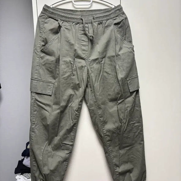[BUNJANG] TOPTEN Khaki Cargo Jogger Pants Size 28 / 탑텐 카키 조거 팬츠 28사이즈