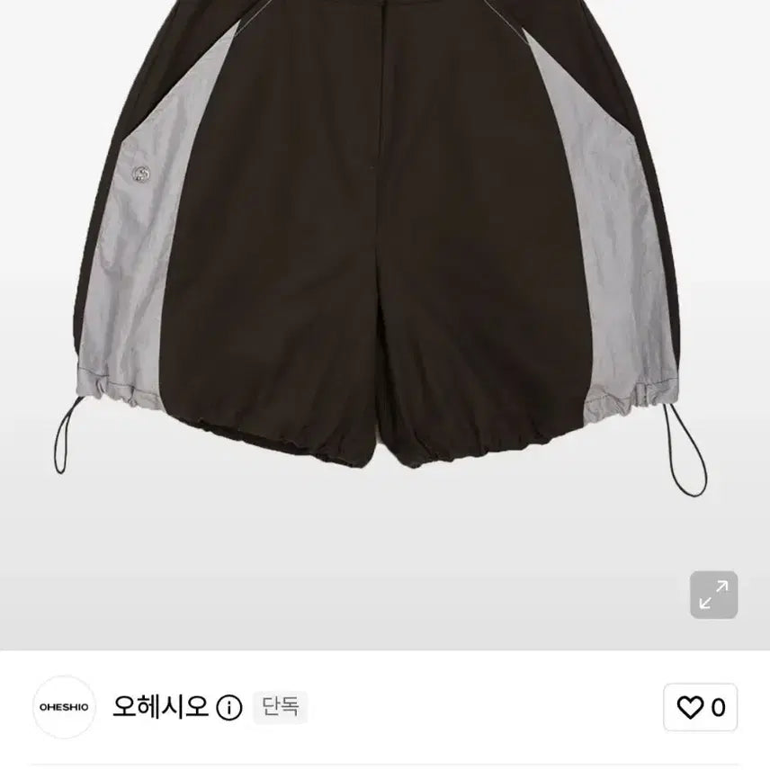 [BUNJANG] OHEHIO Windbreaker Short Pants Brown / 오헤시오 윈드브레이커 숏 팬츠 브라운