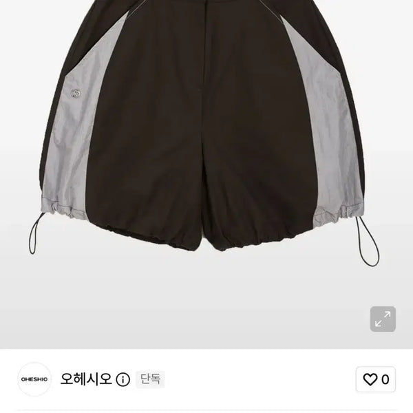 [BUNJANG] OHEHIO Windbreaker Short Pants Brown / 오헤시오 윈드브레이커 숏 팬츠 브라운