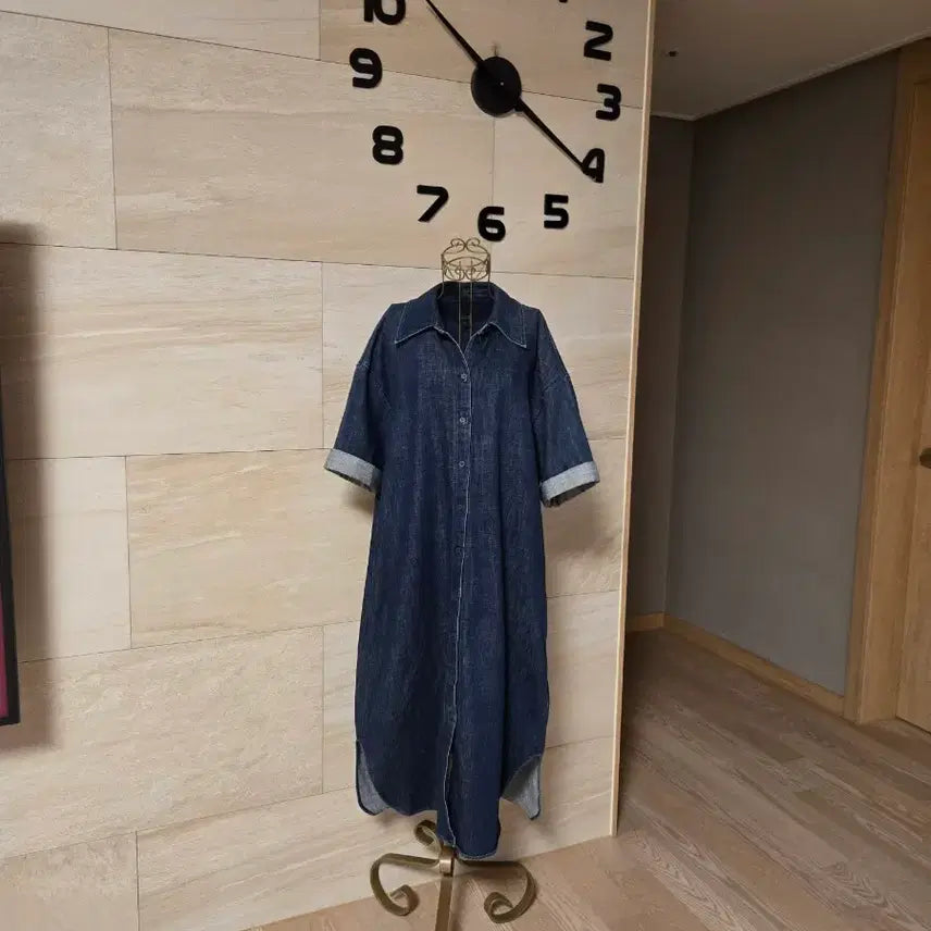 [BUNJANG] COS Loose Fit Denim Long Dress Jacket / [36] COS 코스 루즈핏 데님 롱원피스 자켓