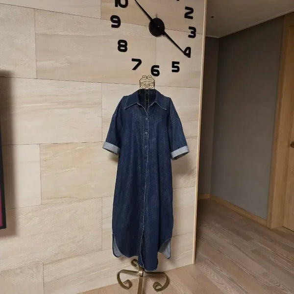 [BUNJANG] COS Loose Fit Denim Long Dress Jacket / [36] COS 코스 루즈핏 데님 롱원피스 자켓
