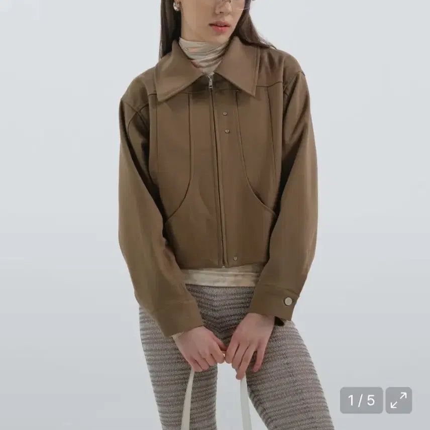[BUNJANG] Typeservice Brown Jacket / 타입서비스 브라운 자켓