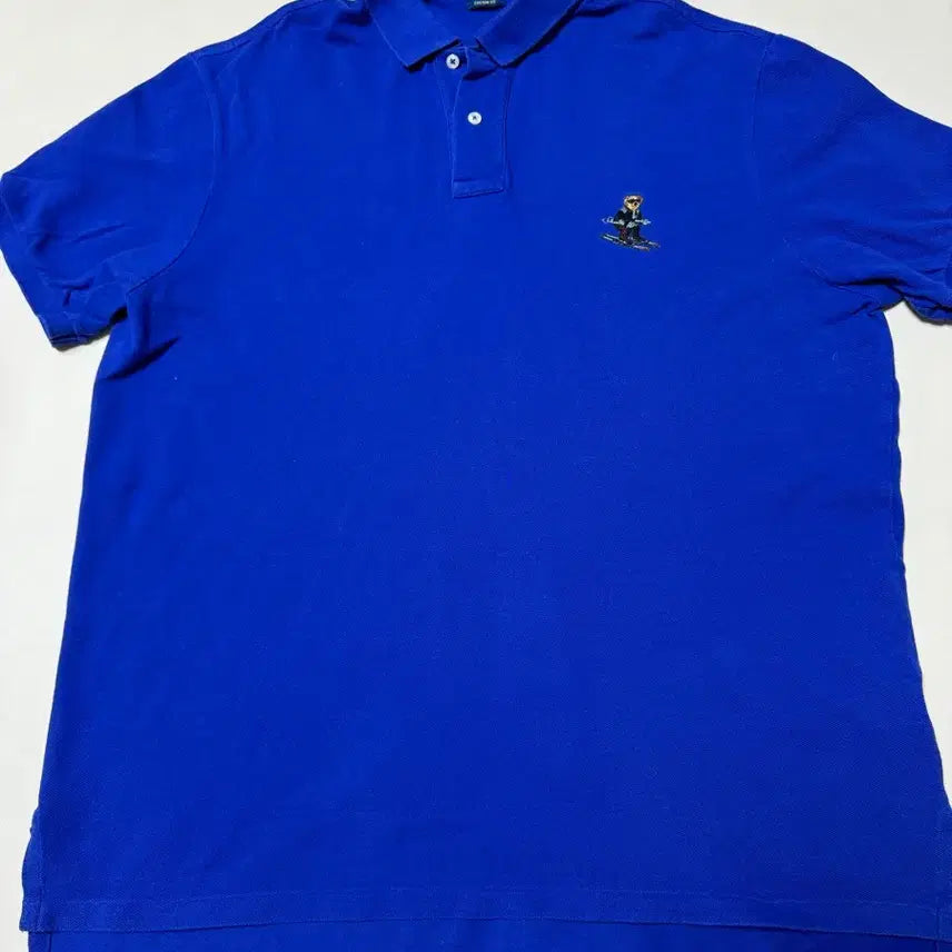 [BUNJANG] Polo Ralph Lauren Bear Logo Short Sleeve Polo Shirt XL (105) / (상태SS) 폴로 곰돌이 스키로고 반팔카라티셔츠 105
