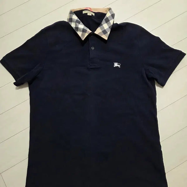 [BUNJANG] Burberry Polo T-Shirt Navy Size M / 버버리 카라티 M사이즈