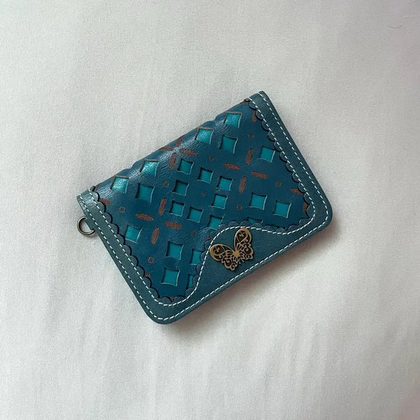 [BUNJANG] Anna Sui Hippie Ethnic Card Wallet Necklace Bag / 안나수이 히피 에스닉 카드 지갑 모리 모리걸 하구미 목걸이 가방