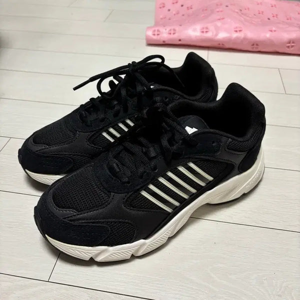 [BUNJANG] Adidas Black Sneakers (Size 240) / (새상품)아디다스 블랙 운동화 240사이즈
