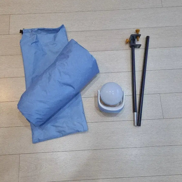 [BUNJANG] Fishing Parasol Tent with Lantern and Lantern Stand / 낚시파라솔텐트+ 랜턴+랜턴스탠드