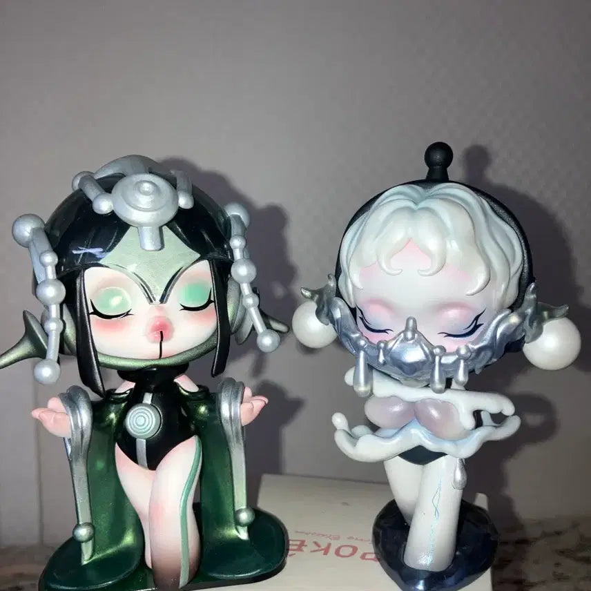 [BUNJANG] Pop Mart Skullpanda Sound Series Serenity & Sensitivity Figures Bundle Set / 팝마트 스컬판다 소리 시리즈 평온, 감수성