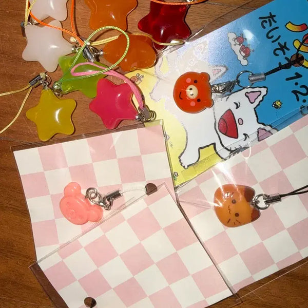 [BUNJANG] Star Phone Charm Keychain / 핸드폰줄 키링 별