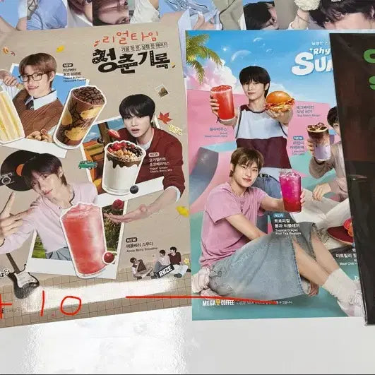[BUNJANG] RIIZE Mega Coffee Poster Bundle Set / 라이즈 메가커피 포스터 일괄