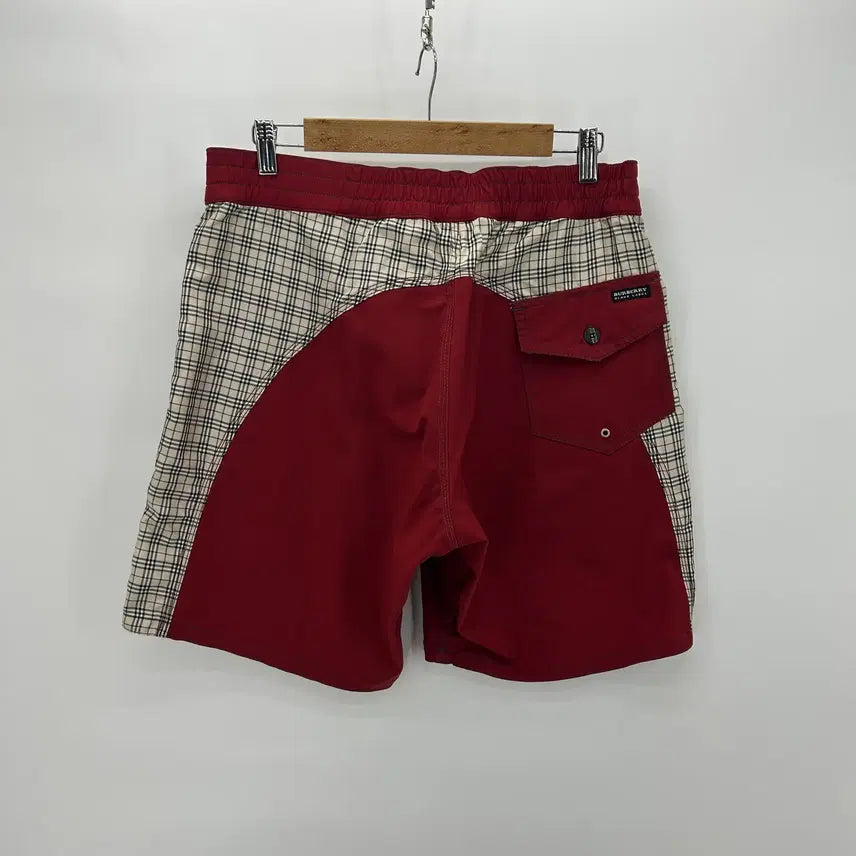 [BUNJANG] Burberry Blue Label Color Block Half Pants / [BURBERRY] 버버리 블루라벨 배색 하프팬츠
