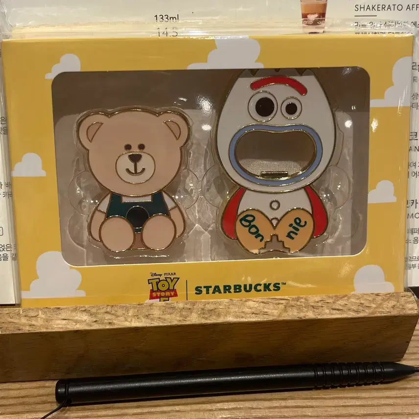 [BUNJANG] Starbucks Toy Story Bearista Forky Magnet Set / 스타벅스 토이스토리 베어리스타 포키 마그넷 세트
