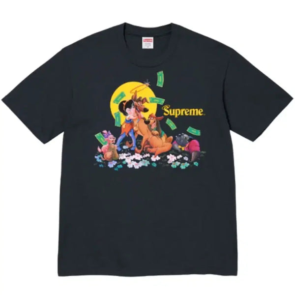 [BUNJANG] Supreme All Dogs Go To Heaven T-Shirt Navy / 슈프림 올 독스 고 투 헤븐 티셔츠 네이비 - 25FW