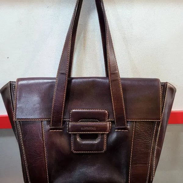 [BUNJANG] A. Testoni Vintage Full Grain Leather Shoulder Bag / 정품 a.testoni 아테스토니 빈티지 통가죽 숄더백