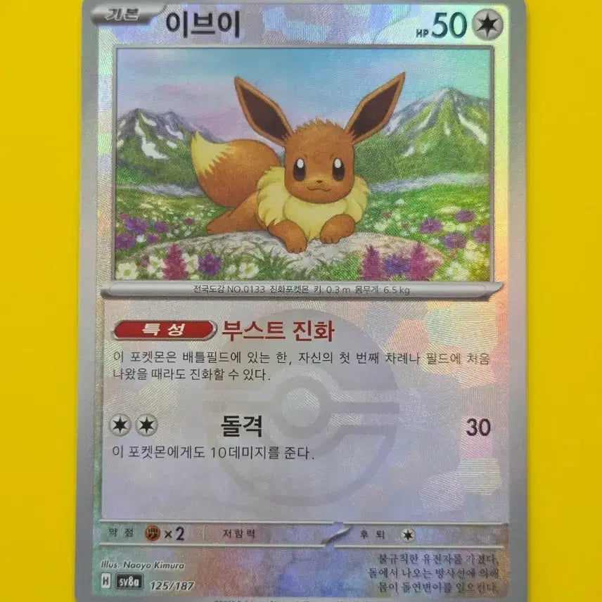 [BUNJANG] Pokemon Card Monster Ball Eevee sv8a / 포켓몬카드 몬스터볼 이브이 sv8a