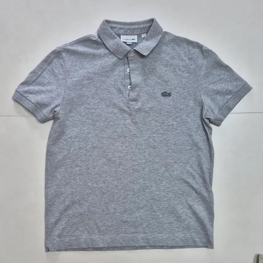[BUNJANG] Lacoste Paris Polo Pique Shirt Grey / 라코스테 파리폴로 Pk (카라티, 피케)
