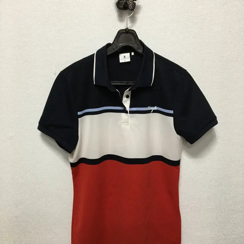 [BUNJANG] WAIGLE Women's Short Sleeve Collared T-Shirt / 와이드앵글 골프티 여성 반팔 카라티셔츠
