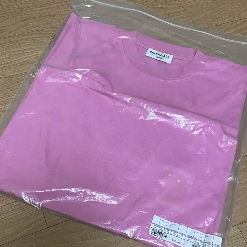 [BUNJANG] Balenciaga Short Sleeve T-Shirt Pink / 발렌시아가 반팔 티셔츠 핑크