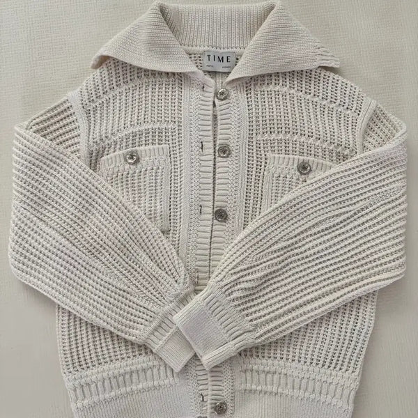 [BUNJANG] Time Crochet Cardigan / 한썸타임크로쉐가디건