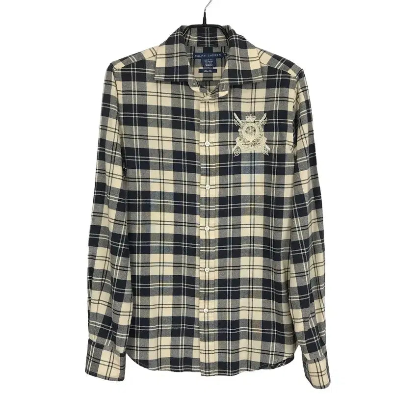 [BUNJANG] Polo Ralph Lauren Flannel Shirt Women's Size 10 / 폴로 랄프로렌 플란넬 셔츠 남방 여성10
