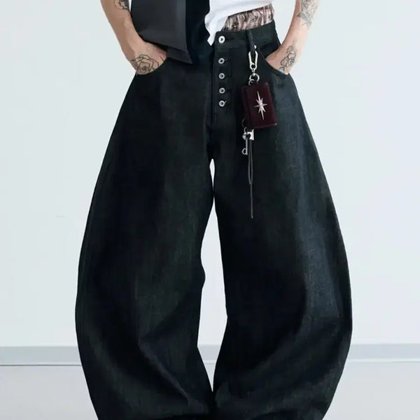 [BUNJANG] PeopleSense Button Fly Curved Denim XL / PeopleSense 피플센스 버튼 플라이 커브드 데님 XL 미개봉