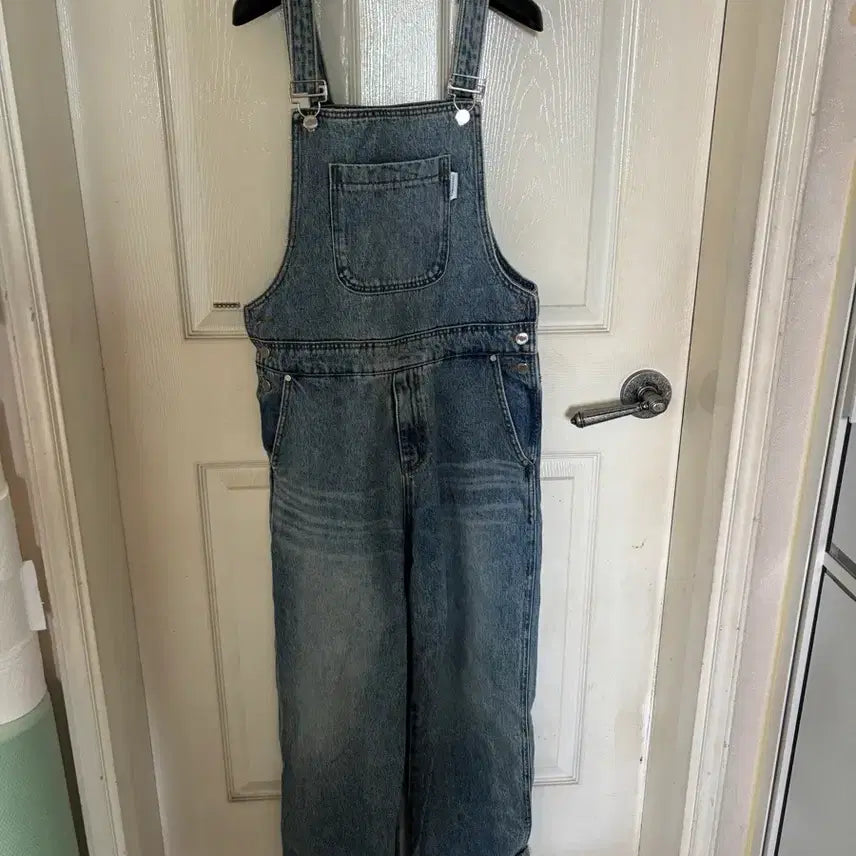 [BUNJANG] Theou Denim Overalls Pants / 더오유 데님 멜빵바지 팬츠