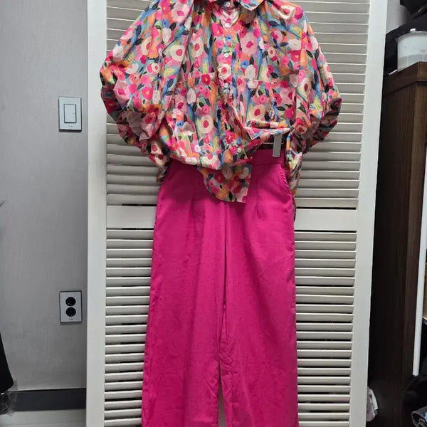 [BUNJANG] Linen Wide Pants (New with Tags) / 린넨 통 팬츠 택채새상품