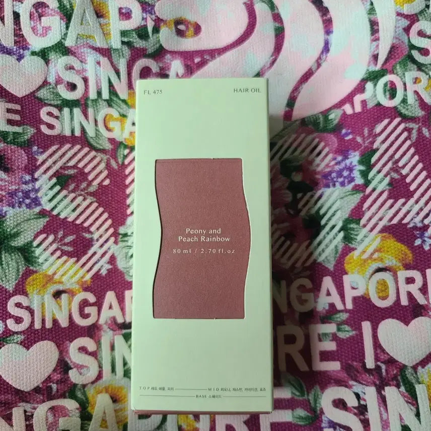[BUNJANG] Tisllo Perfume Hair Essence Peony & Peach Rainbow, 80ml / 티슬로 퍼퓸 헤어에센스 피오니앤피치 레인보우, 80ml