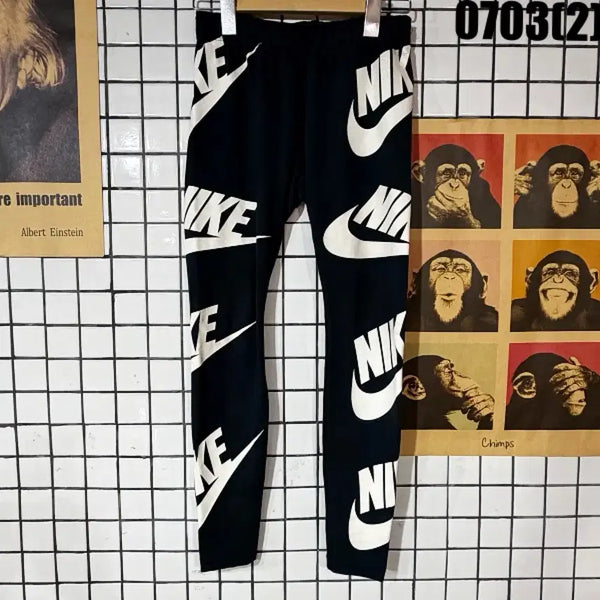 [BUNJANG] Nike Old Skool Swoosh Leggings Black S / 나이키 올드스쿨 스우시 레깅스 블랙 S 0703