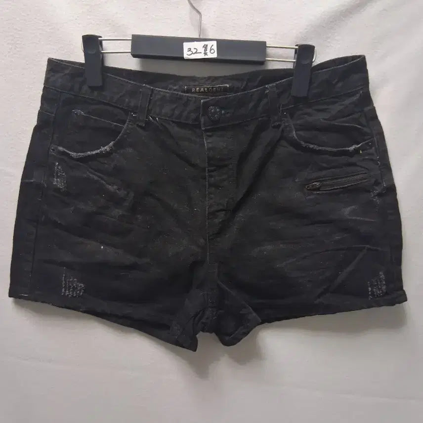[BUNJANG] Real De Jean Black Hot Pants 32 / 새상품 리얼디 진 블랙 핫팬츠32