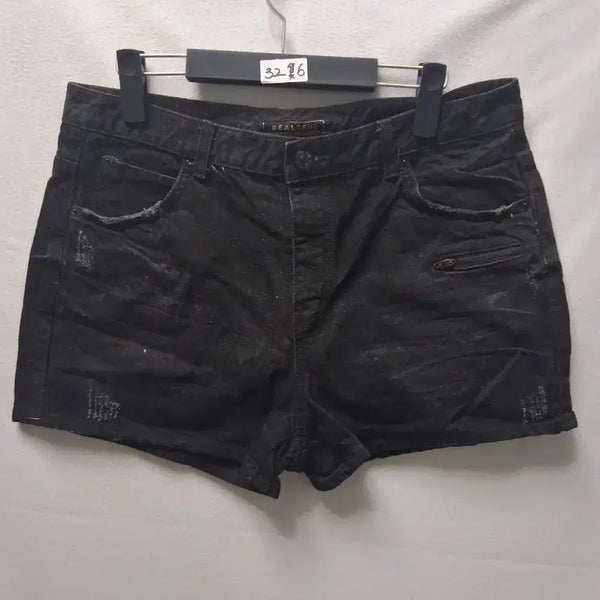 [BUNJANG] Real De Jean Black Hot Pants 32 / 새상품 리얼디 진 블랙 핫팬츠32