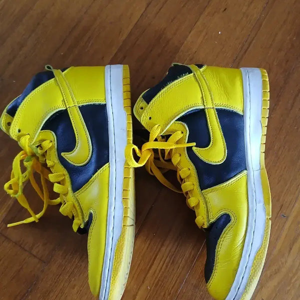 [BUNJANG] Nike Leather High-Top Sneakers 245 / 나이키 가죽 하이 운동화 245