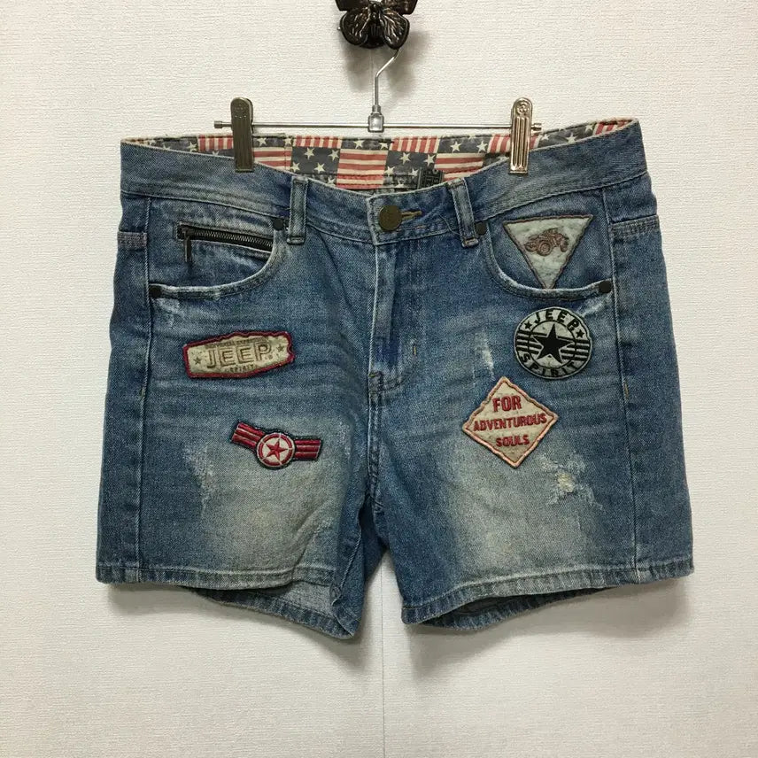 [BUNJANG] JEEP Women's Denim Shorts / JEEP지프 여성 데님쇼츠 청반바지