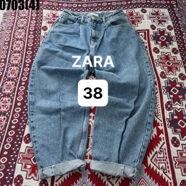 [BUNJANG] ZARA Light Wash Denim Pants / [38] 자라 | 연청바지 데님 팬츠 만원 빈티지 0703