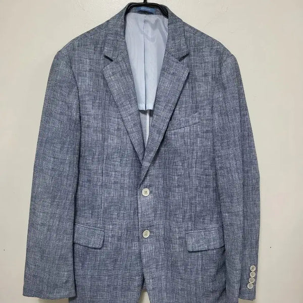 [BUNJANG] Edition Check Pattern Jacket Blue / 에디션 체크 패턴 자켓 블루.260702