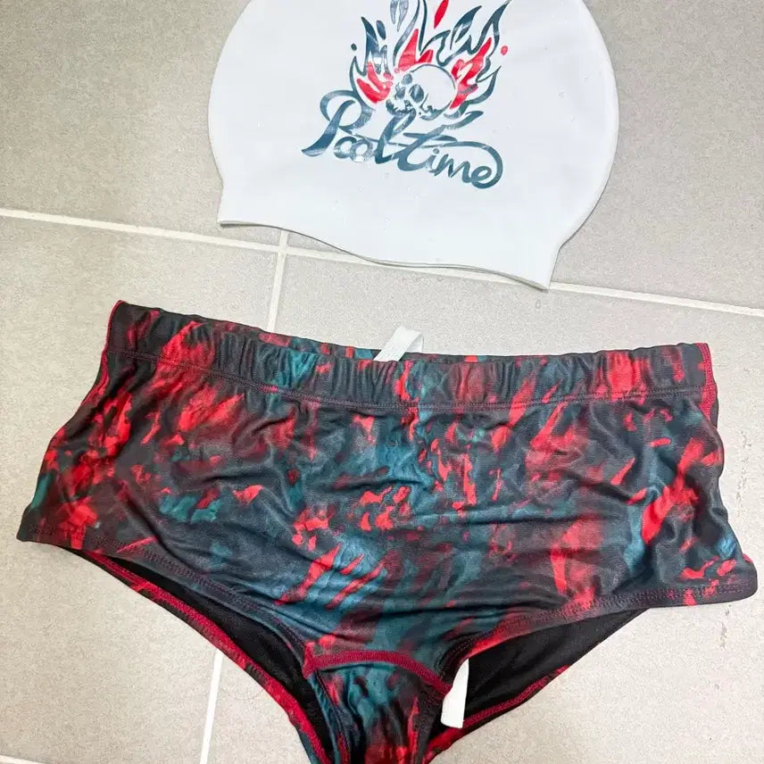 [BUNJANG] Fulltime Hera XL Swimsuit and Magma Cap Set / 풀타임 헤라 XL + 마그마 수모