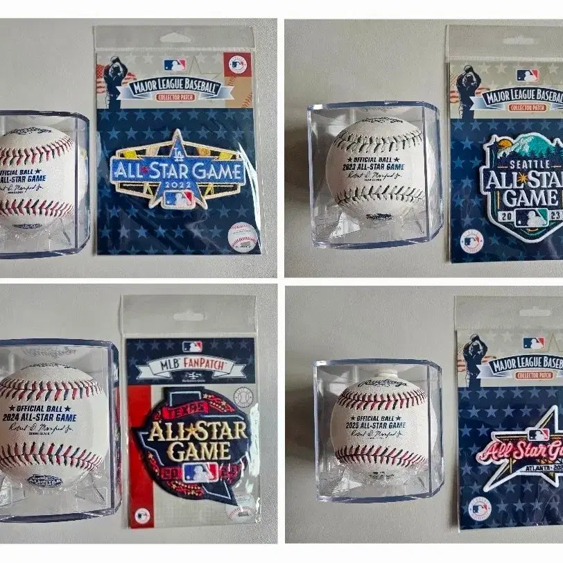 [BUNJANG] MLB Official All-Star Game Baseball and Patch Set / (정품)MLB 올스타전 공인구
