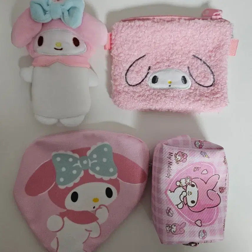 [BUNJANG] Sanrio My Melody Pouch Coin Purse Bundle Set / 산리오 마이멜로디 파우치 동전지갑 일괄