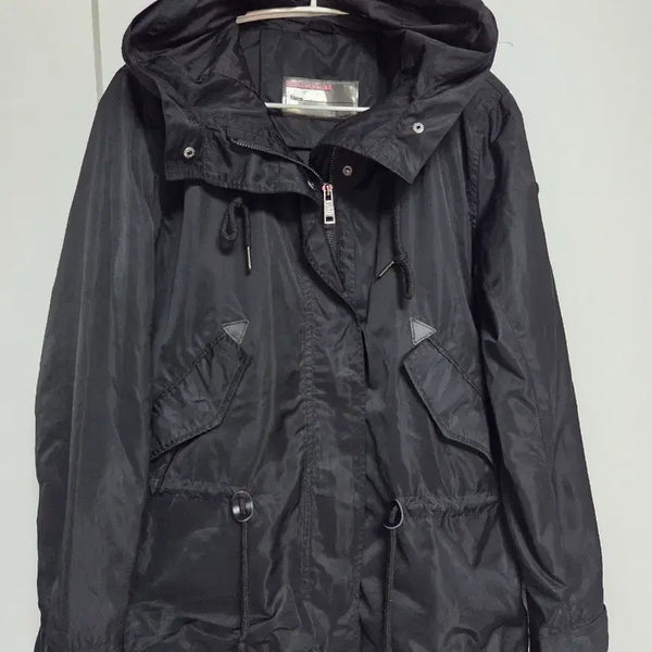 [BUNJANG] Prada Black Hooded Field Jacket / (66)  프라다 블랙 후드 야상