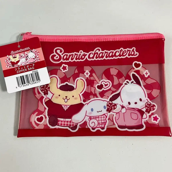 [BUNJANG] Sanrio Characters Zipper Pouch / 산리오 캐릭터 지퍼 파우치
