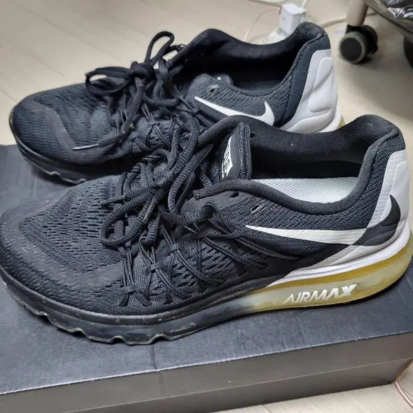 [BUNJANG] Nike Air Max Black Sneakers Size 265mm / 나이키 에어맥스 265mm 블랙 운동화 상태매우좋음