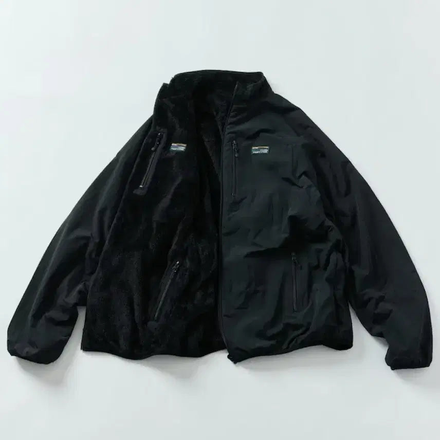 [BUNJANG] Freaks Store Reversible Fleece Blouson Black M / 새상품) 프릭스스토어 리버서블 후리스 블루종