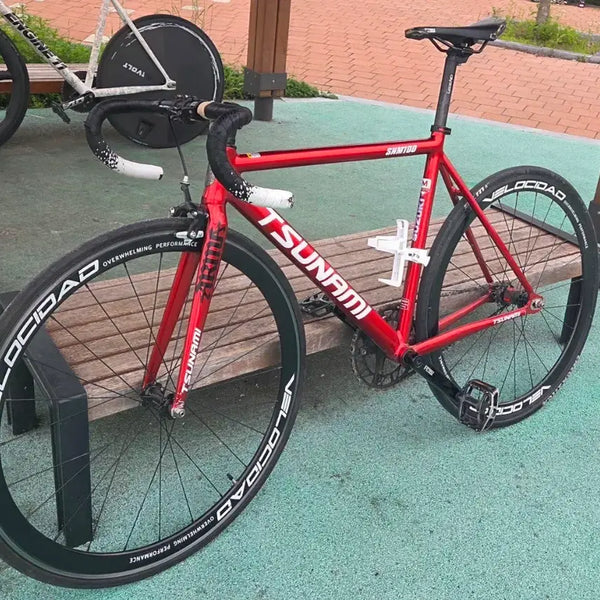 [BUNJANG] Tsunami SNM100 Fixie Bicycle - Red Wine / 레드와인 쓰나미