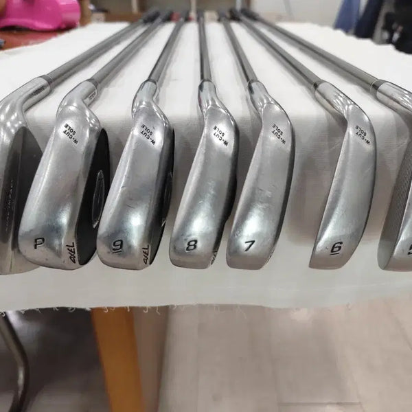 [BUNJANG] Tsuruya Axel Dual Impact HM Iron Set (7 Clubs) / 일본 츠루야  AXEL DUAL IMPACT HM아이언 세트 .7개