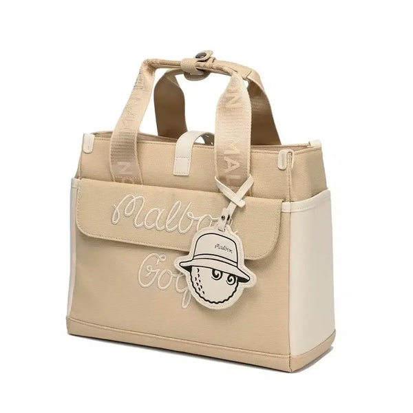 [BUNJANG] Malbon Golf Tote Bag Beige / 말본 골프 토트백 베이지