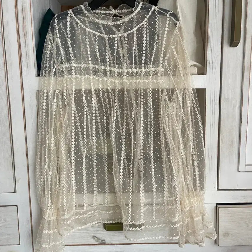 [BUNJANG] Ozhosec Ozhosec Lace Blouse / 오즈세컨 레이스 블라우스