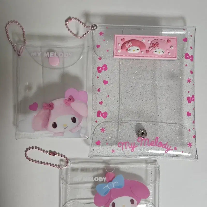 [BUNJANG] Sanrio My Melody Pouch Photocard Holder Bundle Set / 산리오 마이멜로디 파우치 포토카드 홀더 일괄